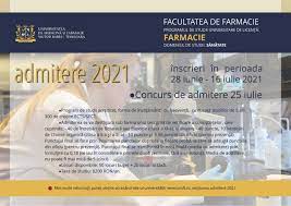 Înscrierile pentru concursul de admitere online la toate cele șapte facultăți ale universității de științe agronomice și medicină veterinară din bucurești (usamv bucurești), vor începe din data de 5 iulie 2021 pentru toate programele de studii universitare de licență, și din data de 28 iunie 2021 pentru programele de master. Admitere Ciclul LicenÈ›Äƒ 2021 Universitatea De MedicinÄƒ È™i Farmacie Victor BabeÈ™ TimiÈ™oara