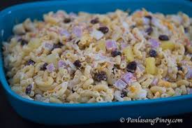 Plus more easy pasta salads. Christmas Chicken And Ham Macaroni Salad Panlasang Pinoy