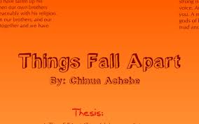 Apart from professionalism in writing. Things Fall Apart By Rebecca Bates