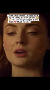 Jean Grey makes Charles walk again using his own power 😳💥 This will hit  you right in the feels 💔 Must-watch! #MustWatch #xmen
