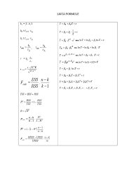 Formule Econometrie