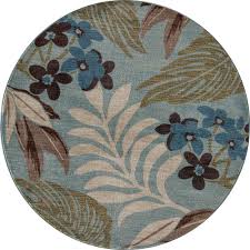 Art Carpet Palm Coast Tranquil Blue 8 Ft X 8 Ft Round Area Rug 841864131284 Area Rugs Round Area Rugs Rugs