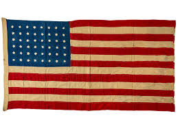 The flag of the united states of america, often referred to as the american flag or the u.s. A Hundred Year Old Handmade American Flag Flies Home To Scotland At The Smithsonian Smithsonian Magazine
