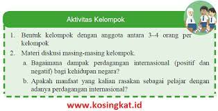 Maybe you would like to learn more about one of these? Kunci Jawaban Ips Kelas 9 Halaman 159 Aktivitas Kelompok Kosingkat
