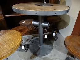 Maybe you would like to learn more about one of these? Metal Dining Table Features A Natural Wood Top Has Industrial Charm