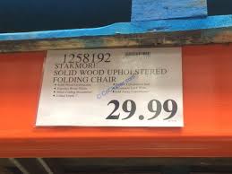 Meco stakmore straight edge folding card table cherry finish. Stakmore Solid Wood Folding Chair With Padding Seat Costcochaser