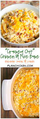 Cracked Out Chicken And Rice Bake Easy Weeknight Casseroles Chicken Rice Bake Recipes