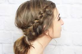 May 14, 2021 · braids mean many things to many people, and whether you're using your own natural locks (or locs) or adding a style like french braids or dutch braids to your hairstyle, braids are absolutely one. Messy Braided Ponytail For Shorter Hair Tutorial Wonder Forest