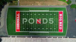 Descending Bird S Eye View Of Cornell University S Football Field Stock Footage Ad View Cornell Descending Eye Birds Eye View Football Field Stock Video