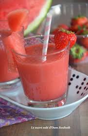 Smoothie Minceur Fraise Pasteque Pomme Le Sucre Sale D Oum Souhaib Smoothie Minceur Smoothie Recette Minceur Smoothie Recette