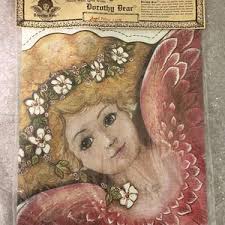 Vintage DOROTHY DEAR 14 "X18" Engel Kissen Muster