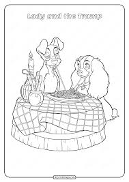 Lady and the tramp was such a sweet and timeless movie. Printable Lady And The Tramp Coloring Pages 01