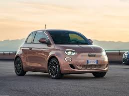 Dedicated blue fabric seats with fiat monogram. Fiat 500 3 1 2021 Pictures Information Specs