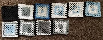 Granny square temperature blanket pattern. Wip My Granny Square Temperature Blanket Crochet
