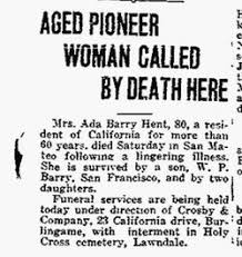 Concrete augustine tower is original video game concept art for the playstation game infamous: Ada B Cook Hent 1845 1927 Find A Grave Memorial