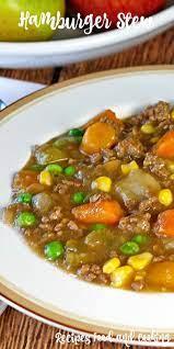 Hamburger Stew Recipe Hamburger Stew Tasty Beef Stew Stew Recipes