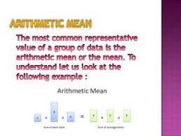 Data Handling Arithmetic Mean Data Arithmetic