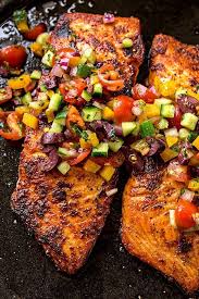 Pan Seared Salmon The Cozy Apron Recipe Salmon Dishes Recipes Mediterranean Diet Recipes