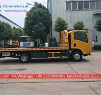 ISUZU KV600 4 ton full landed type recovery wrecker tow ...