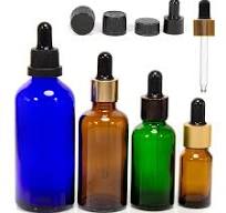 Custom Label 5ml 10ml 15ml 20ml 30ml 50ml 100ml Glass Rose Oil Dropper  Bottle with Plastic Dropper Cap