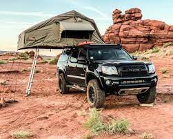 These tents create a sleeping area using the entirety of a truck's bed, and more advanced truck bed tents may also come with some sort of extended awning that can act as outdoor shelter in inclement weather. Roof Top Tents 23zero Usa
