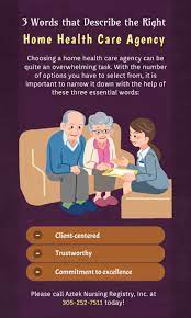 3 Words That Describe The Right Home Health Care Agency Healthcare Agency Homecare Home Health Care Home Care Agency Home Health