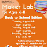 Maker Lab: Back to School Edition