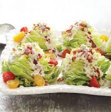 Mini Wedge Salads Perfect For A Dinner Party Mini Wedge Salad Recipes Wedge Salad