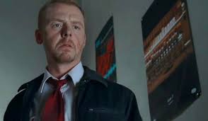 Drukqs promo poster from Shaun of the Dead