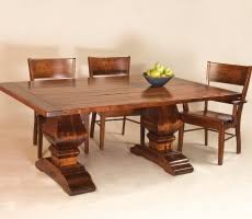 Unusual for its large bands of cream colored sap wood along its outer natural edges. The Perfect Handcrafted Dining Table For The Holidays