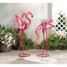 Ready To Fly Flamingo Planter Pink Flamingos Flamingo Garden Planters