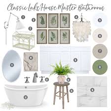 Guest bathrooms are usually multifunctional rooms but often need a welcoming aspect. Mood Board Classic Cottage Master Bathroom One Room Challenge Spring 2019 The Diy Mommy