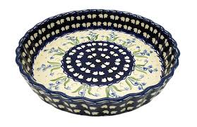 There are 203 polish pottery pie plate for sale on etsy, and they cost $49.75 on average. Polish Pottery Pie Dish Medium Size Campanula Design