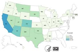Map Of Reported Cases Outbreak Of Salmonella Infections