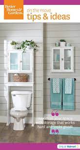 From moody dark grey to light pastel grey, here we show you how to choose and update your bathroom ideas with grey. Better Homes Gardens Harborough Over The Toilet Bathroom Space Saver With Three Fixed Shelves White Walmart Com Bathroom Space Saver Better Homes Bathroom Space