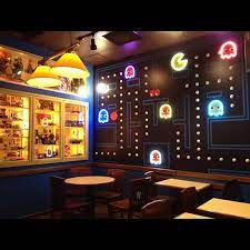 A Picture Of Flat Shaded Polygons On A Fuzzy Arcade Monitor With An Iphone Photo Filter Applied Arcade Room Game Room Decor Game Room Family