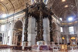 Vatican city, vatican city — zdjęcie: Interior De La Basilica De San Pedro En El Vaticano Basilica De San Pedro Es Uno De Los Principales Atractivos Turisticos De Roma Fotos Retratos Imagenes Y Fotografia De Archivo Libres De