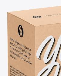 Download Kraft Box Mockup In Box Mockups On Yellow Images Object Mockups Vozeli Com PSD Mockup Templates