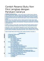 Maybe you would like to learn more about one of these? Contoh Resensi Buku Non Fiksi Lengkap De