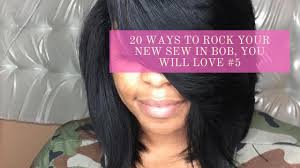 For this hairstyle, you have to get a layered sew in bob cut with your long hair, keeping the ends long a little below. 20 Ways To Rock Your New Sew In Bob You Will Love 5 Kenchii Beauty
