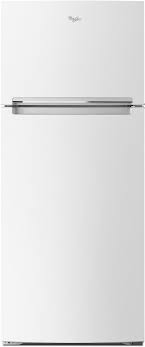 We had significant issues with the delivery of our refrigerator because aj madison did not send out the proper company that could. Whirlpool Wrt518szfw 28 Inch Top Freezer Refrigerator With Pocket Handles Flexi Slide Bin Gallon Door Storage 17 6 Cu Ft Interior Frameless Glass Shelving 2 Humidity Controlled Crisper Drawers And Electronic Temperature Controls White