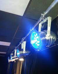 Lighting Bar Installation Wall Mounted With 4 X Led Par Fixtures Bar Lighting Stage Lighting Light Project