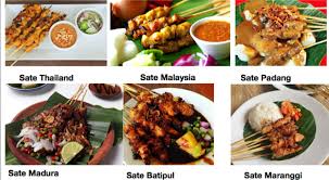5 shallots / red onions 3 garlic 3 red chillies 2 cm. Malayarama Jenis Sate Dan Kedai Kedai Di Kuala Lumpur Resipi Sate Sate Padang Food