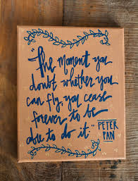 Peter Pan Canvas Etsy Canvas Painting Quotes Canvas Quotes Hand Painted Canvas