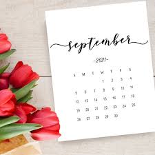 Kalender september 2018 pdf vorlage. September 2021 Schwangerschaft Ankundigung Kalender Social Etsy