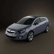 Opel Astra Tourer 2011 Astra Opel Tourer 3d Model Opel Totaled Car