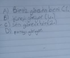 Tdk Guncel Sozcugune Gore Gormek Sozcugun Bazi Anlamlari Su Sekildedir 1 Goz Yardimiyla Bir Seyin Eodev Com