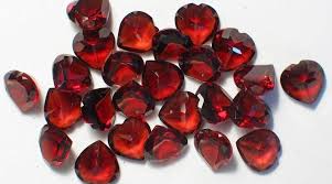 granat tasi garnet heart gemstones red garnet