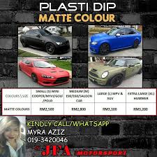 The top countries of suppliers are malaysia, china, from which the percentage of malaysia car. Plasti Dip Price Matte Colour Call Whatsapp 0193420046 Malaysia Agentjfamotorsports Plastidip Polo Car Motorsport Wrap Your Car