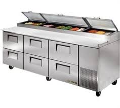 True Refrig Pizza Prep Table Restaurant Kitchen Equipment Commercial Kitchen Design Restaurant Equipment